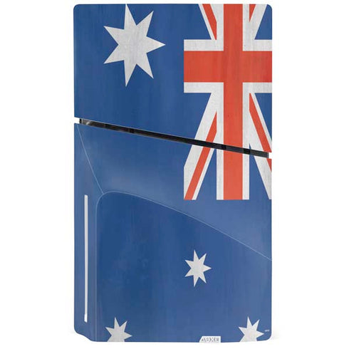 Australia Flag Distressed PS5 Slim Disk Console Skin